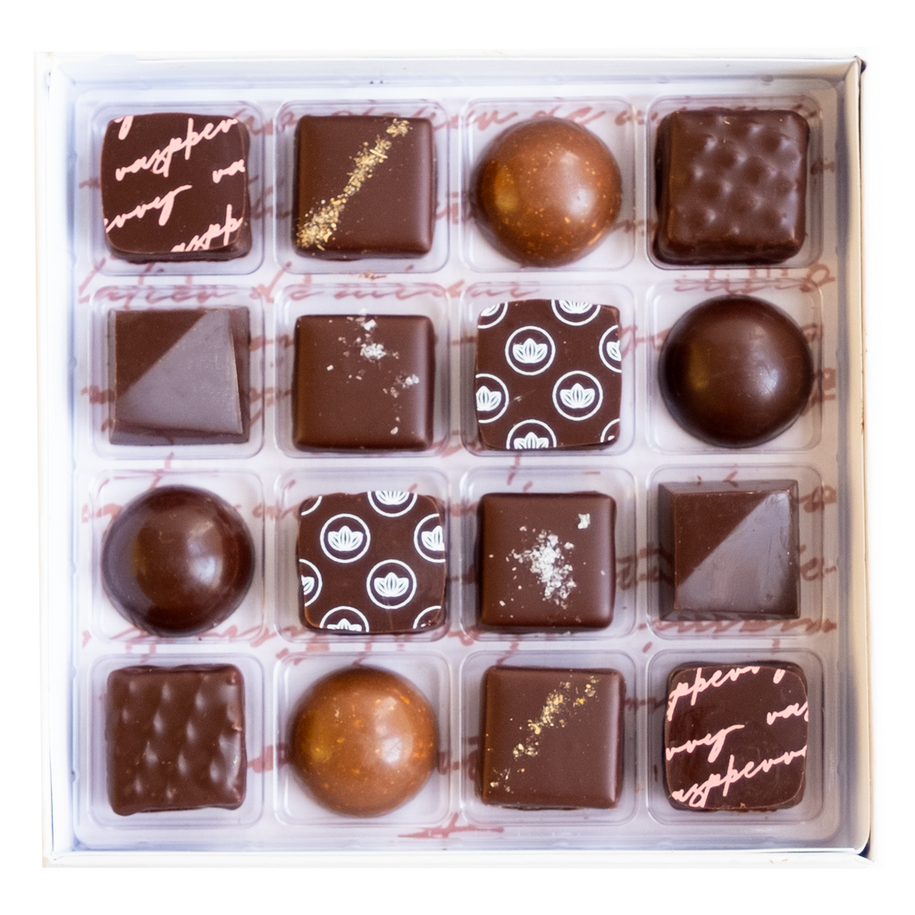 Gourmet Box of Chocolates | 16 pcs of Luxury Chocolate | Garcia