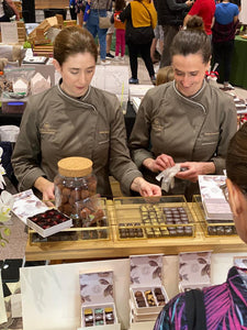 chocolate caramels demo by garcia nevett at fairchild