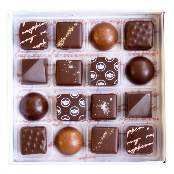 Gourmet Box of Chocolates | 16 pcs of Luxury Chocolate | Garcia