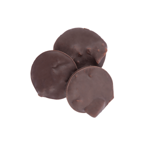 Dark Chocolate Crunchy  Caramel Discs